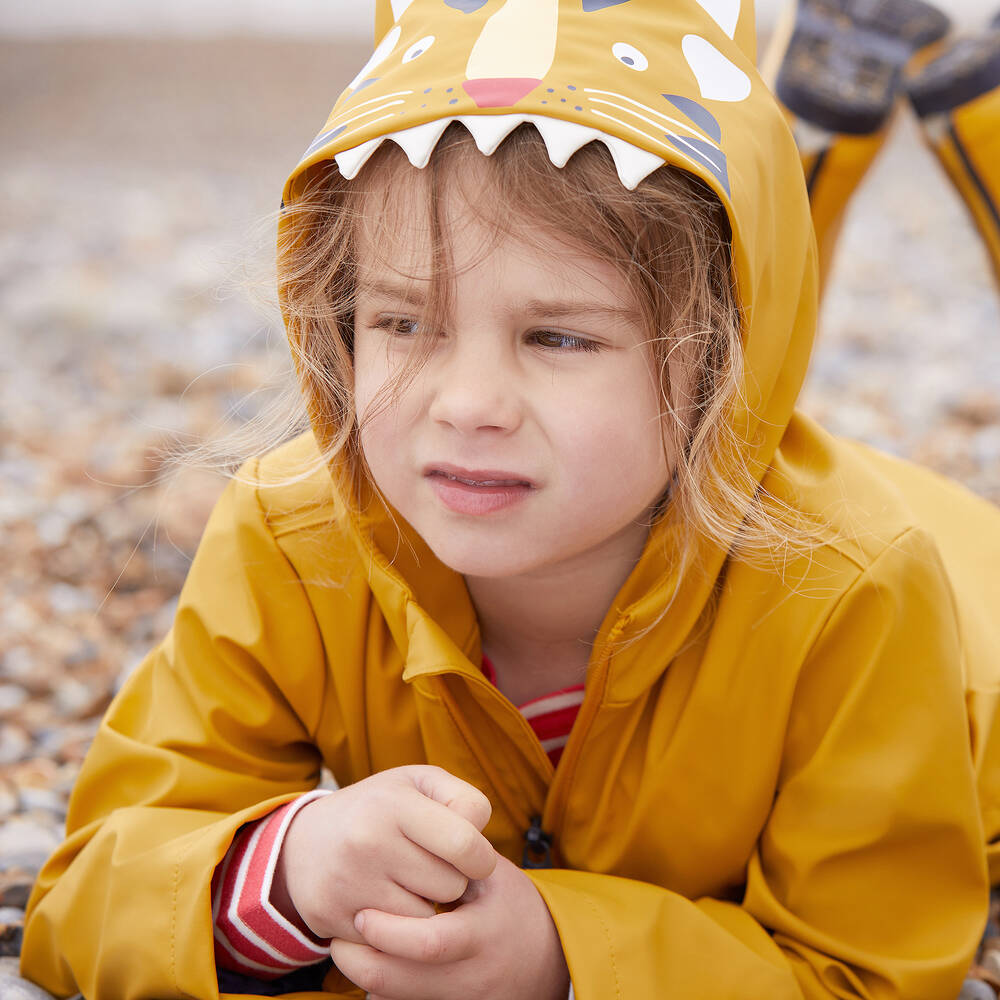 Joules Yellow Tiger Raincoat Childrensalon Outlet
