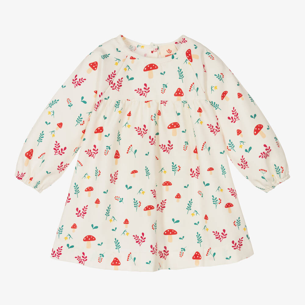 Joyday - Кремовое хлопковое платье для малышек | Childrensalon