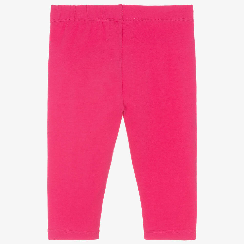 Joyday-Baby Girls Pink Cotton Leggings | Childrensalon Outlet