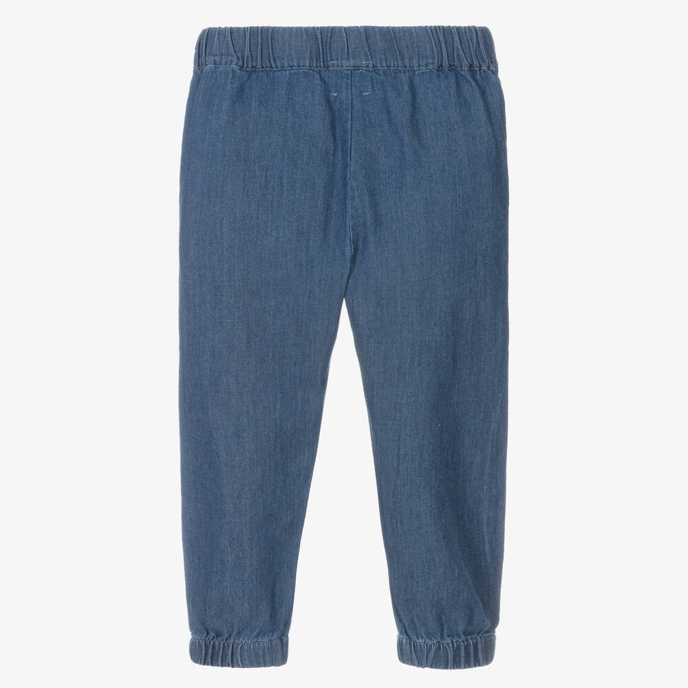 Joyday-بنطلون قطن شامبري لون أزرق | Childrensalon Outlet