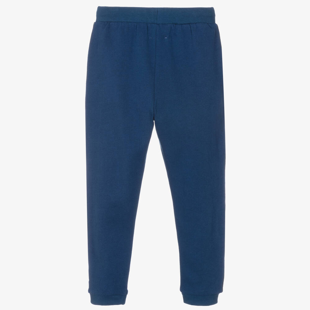 Joyday Blue Cotton Jersey Joggers Childrensalon Outlet