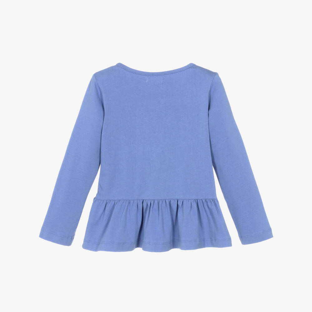 Joyday-Blue Embellished Top | Childrensalon Outlet