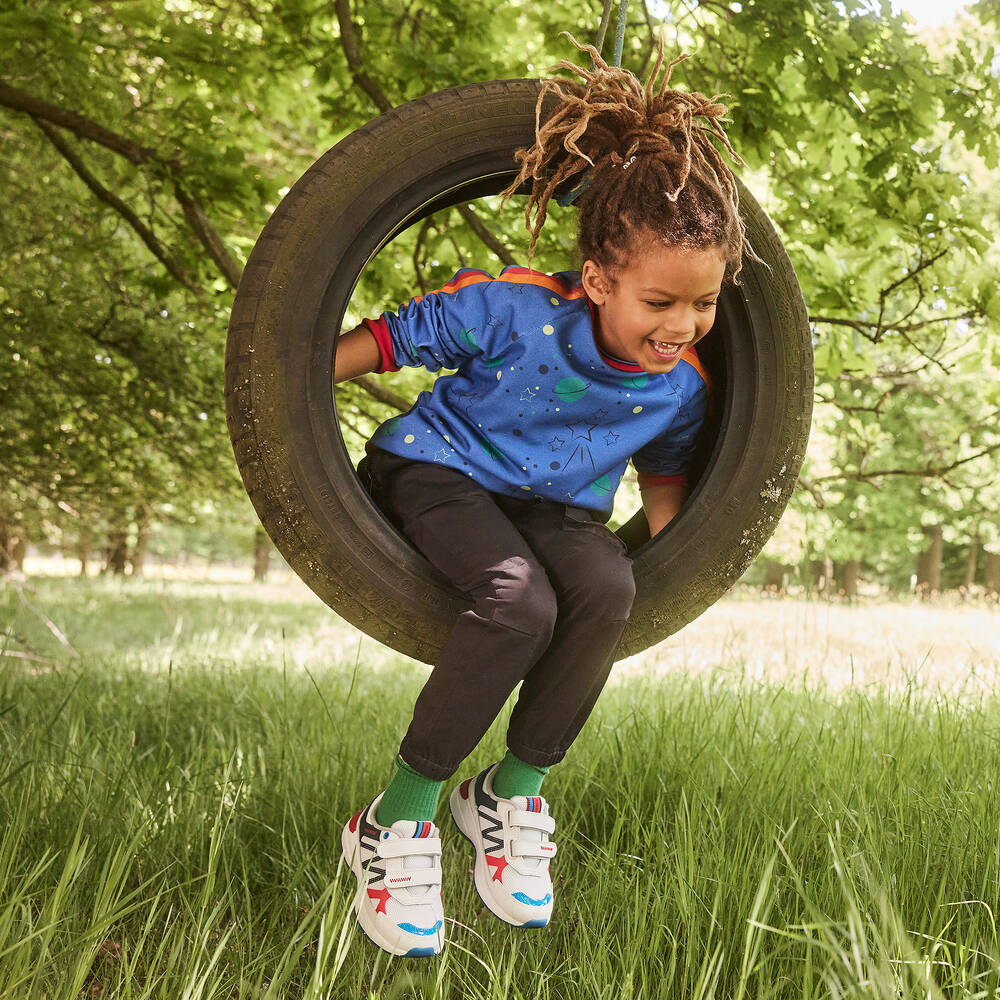 Joyday-بنطلون قطن تويل لون أسود للأولاد | Childrensalon Outlet