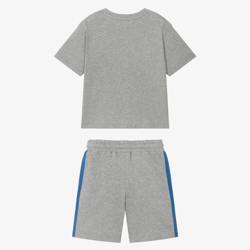 Joyday-Комплект шорт из синего и серого хлопка для мальчиков | Childrensalon Outlet