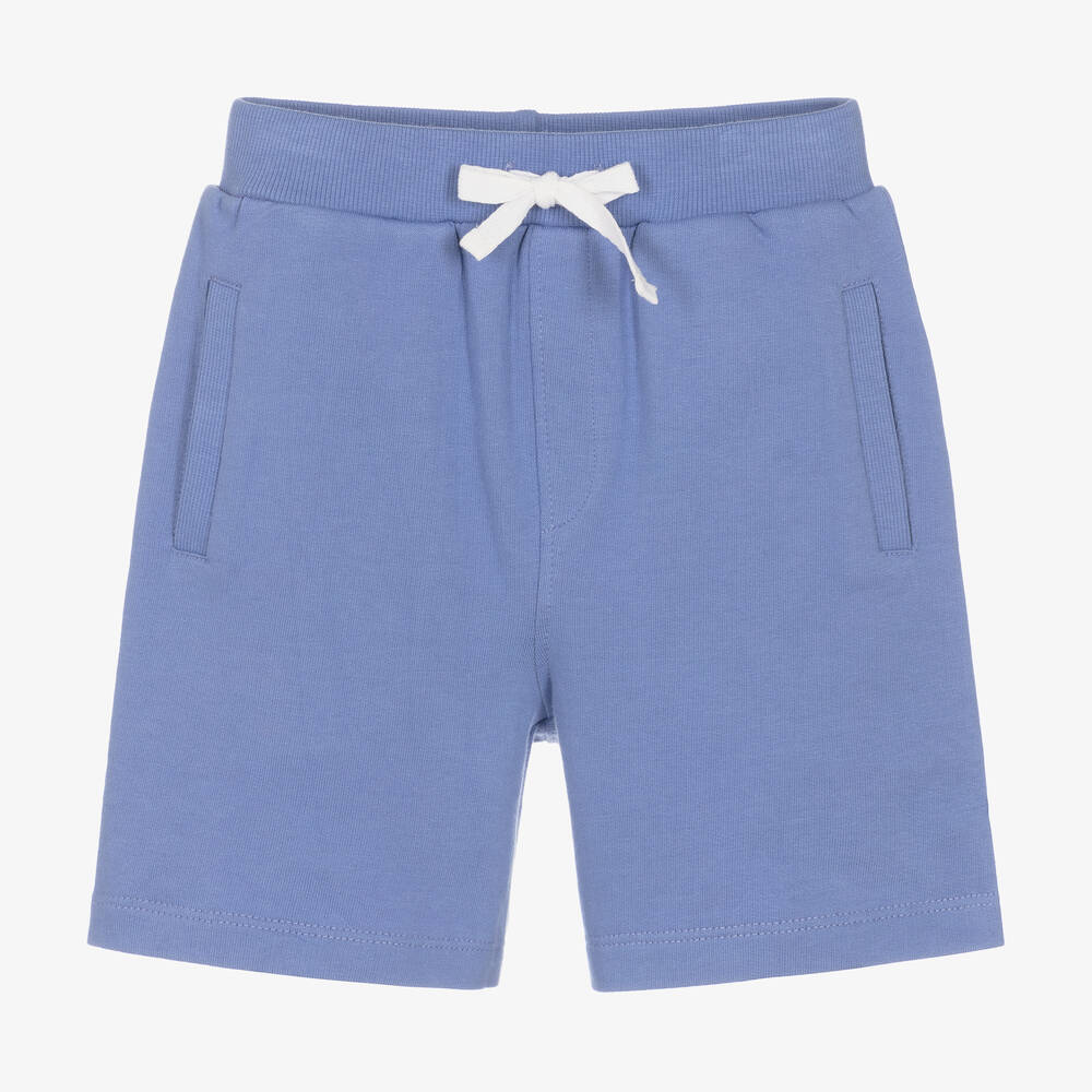 Joyday-Boys Blue Cotton Shorts | Childrensalon Outlet