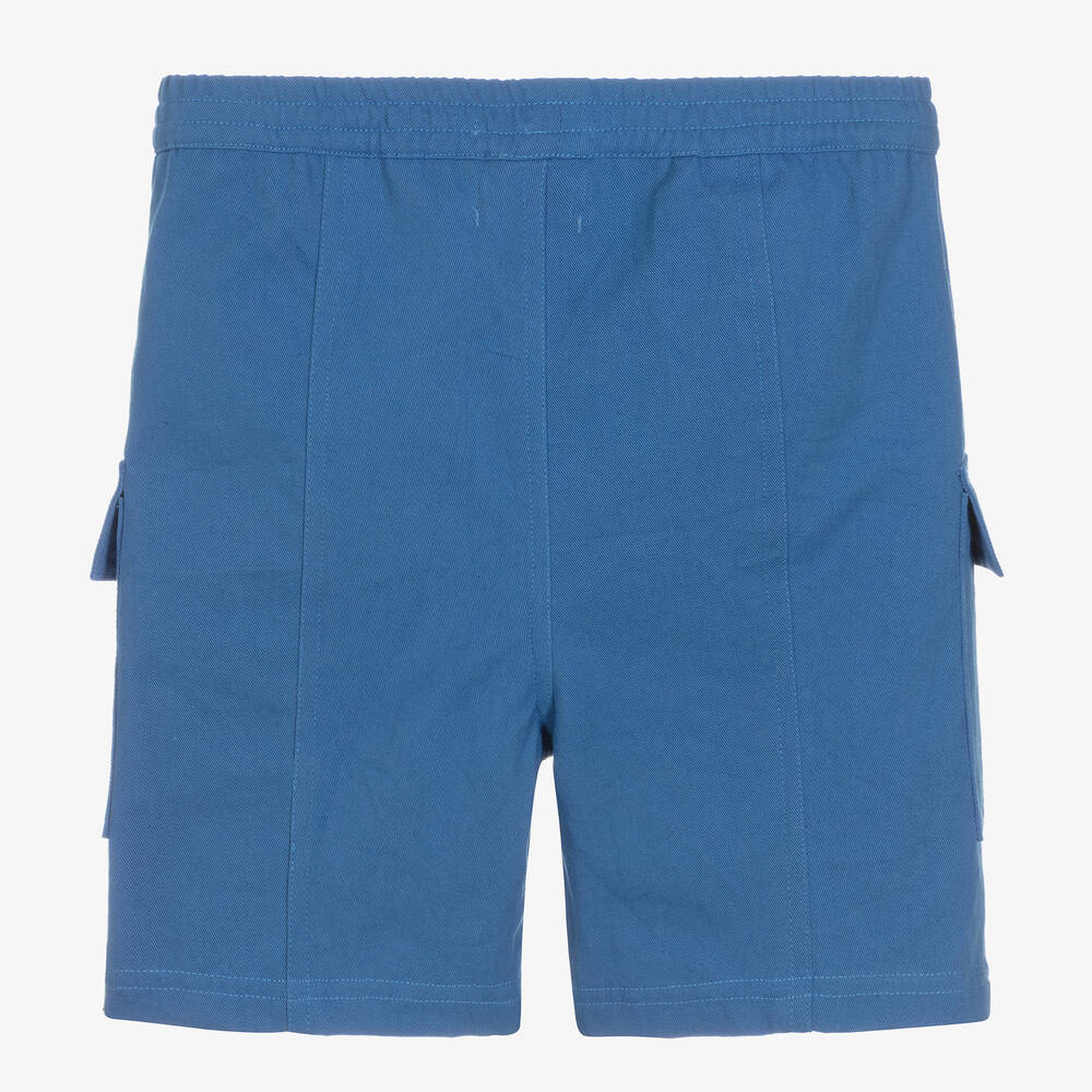 Joyday-Boys Blue Twill Cargo Shorts | Childrensalon Outlet