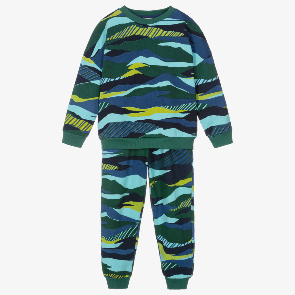 Joyday-Boys Camouflage Cotton Tracksuit | Childrensalon Outlet