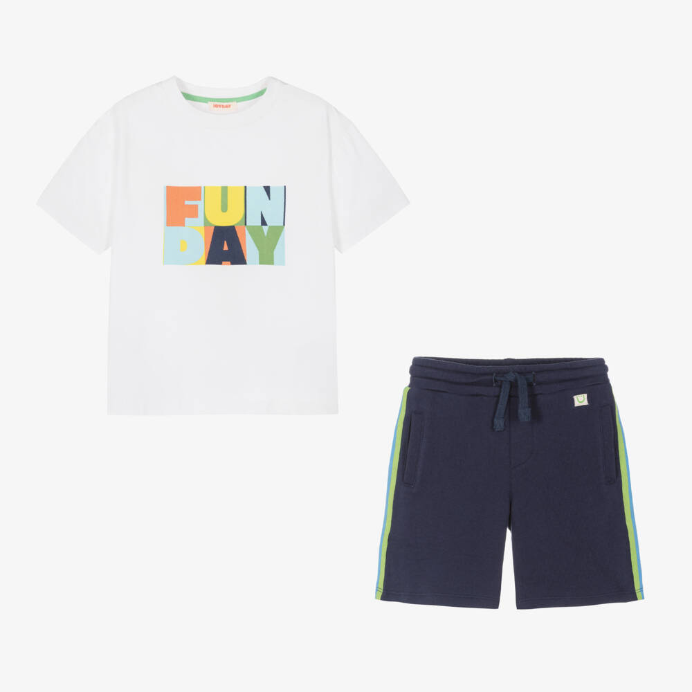 Joyday-Комплект для мальчиков из хлопка синий для игр | Childrensalon Outlet