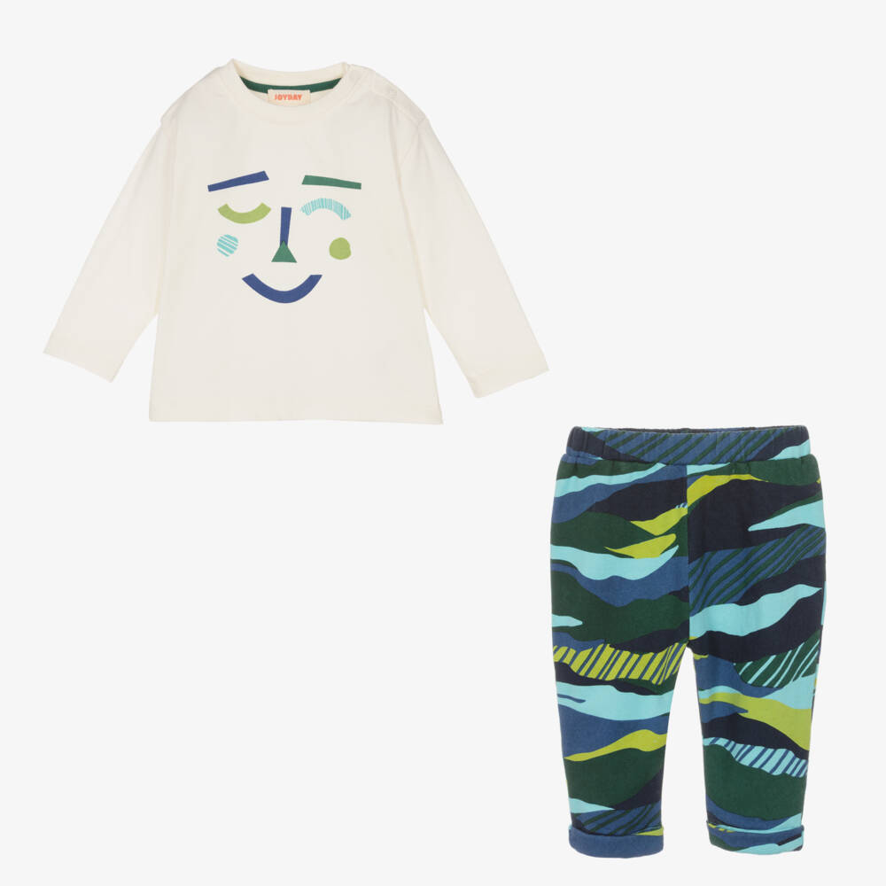Joyday-Boys Cotton Camouflage Outfit Set | Childrensalon Outlet