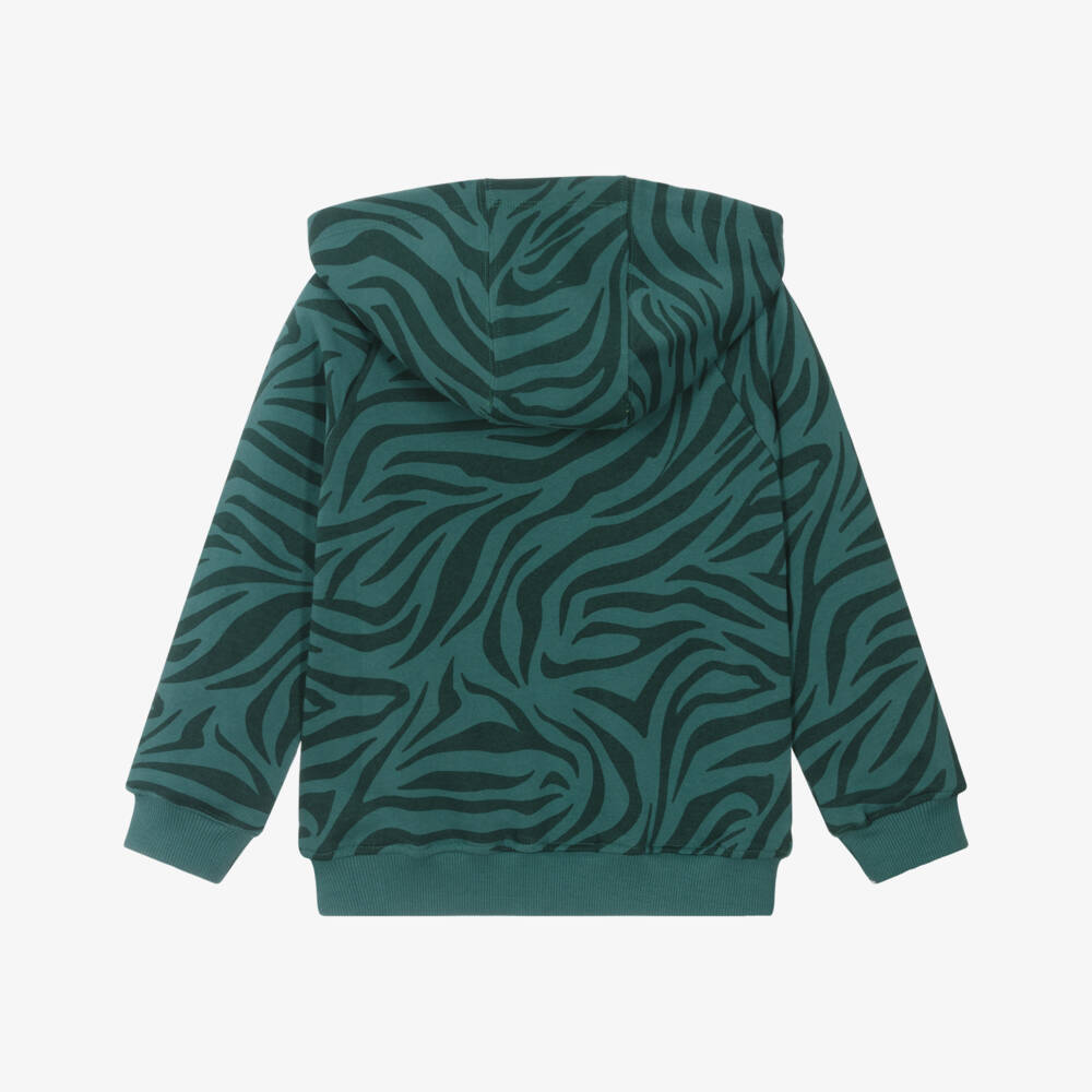 Joyday-Толстовка с животным принтом зелёная для мальчиков | Childrensalon Outlet