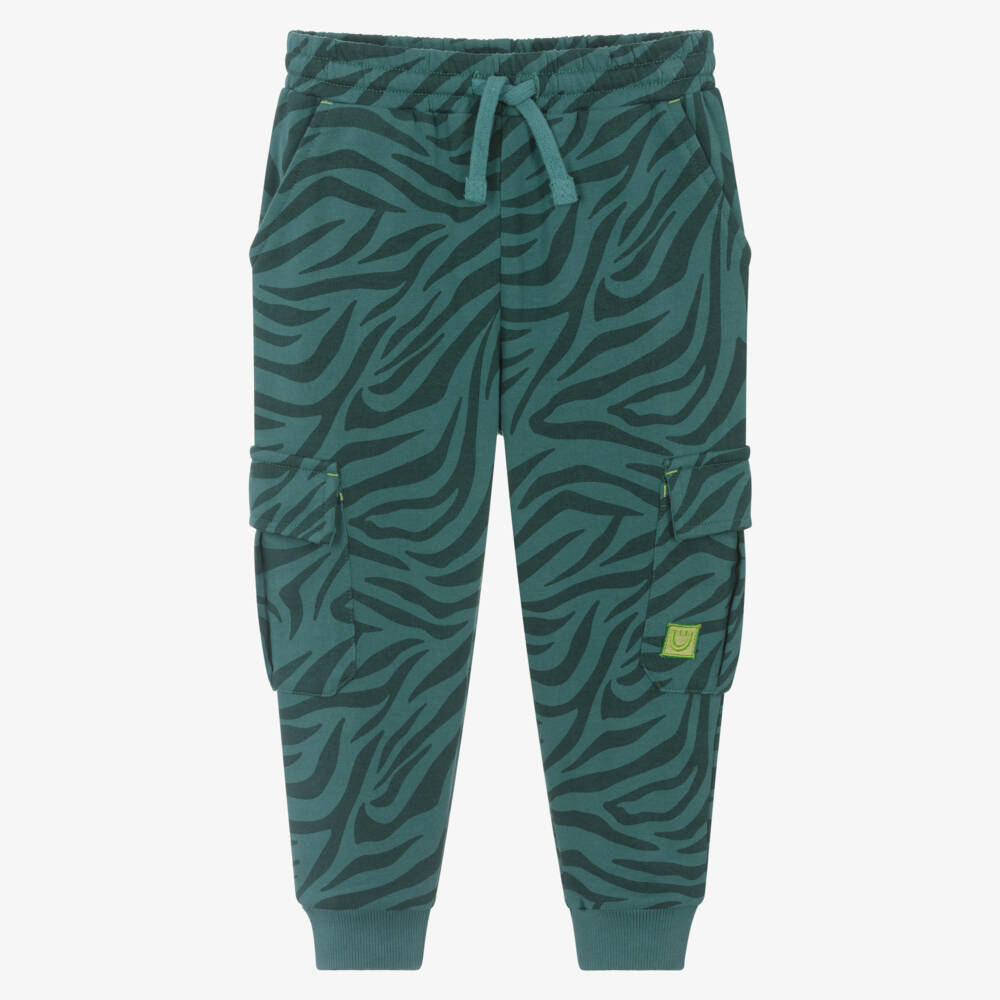 Joyday-Зеленые джоггеры карго с сафари принтом для мальчиков | Childrensalon Outlet