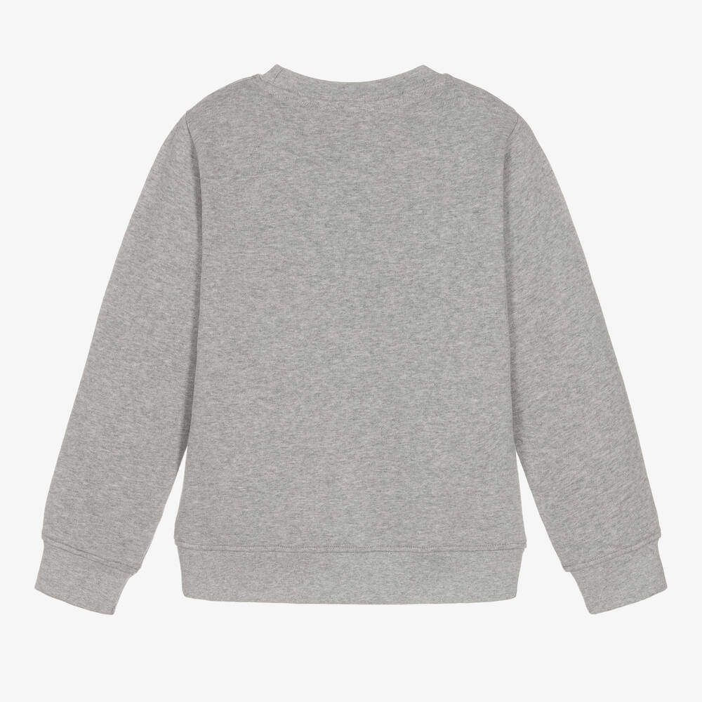 Joyday-Boys Grey Cotton Lightning Bolt Sweatshirt | Childrensalon Outlet