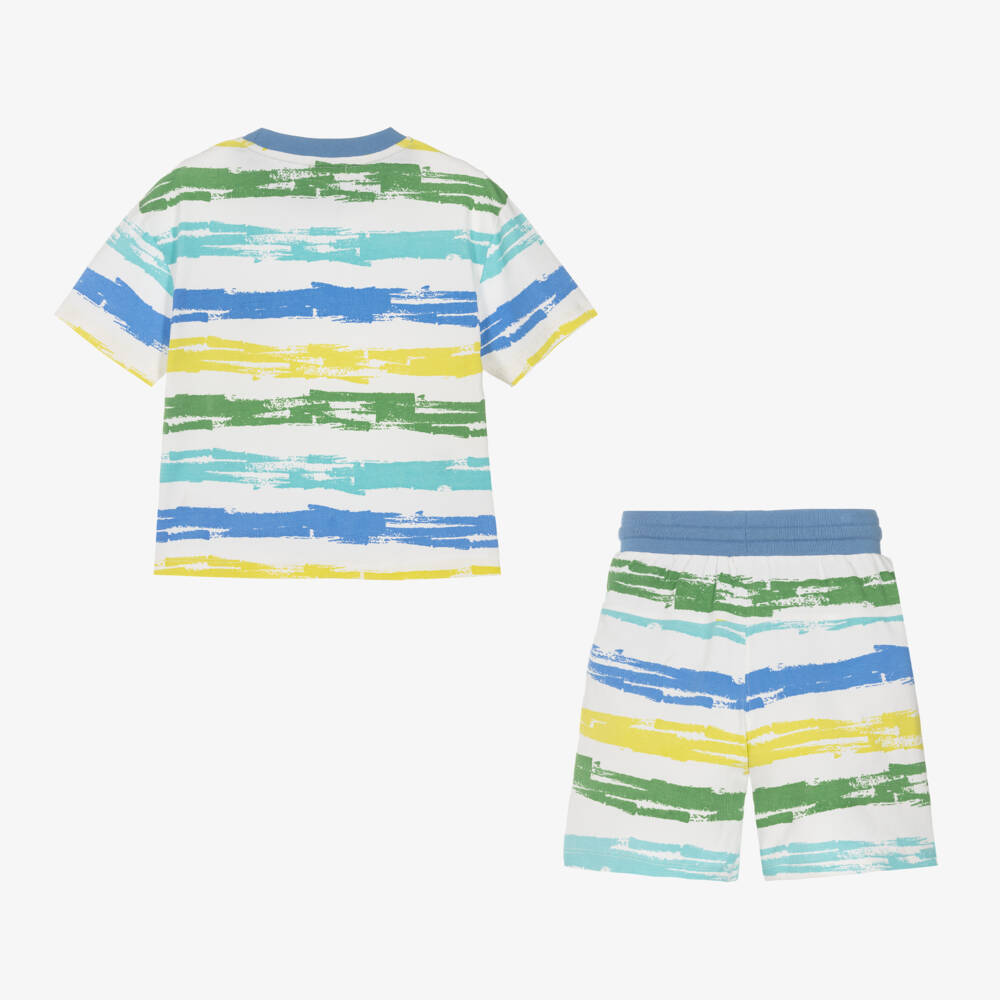 Joyday-طقم قطن مخطط عاجي للأولاد | Childrensalon Outlet