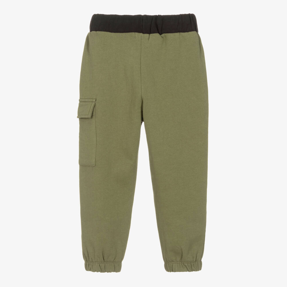 Joyday-Зеленые джоггеры из хлопкового джерси | Childrensalon Outlet