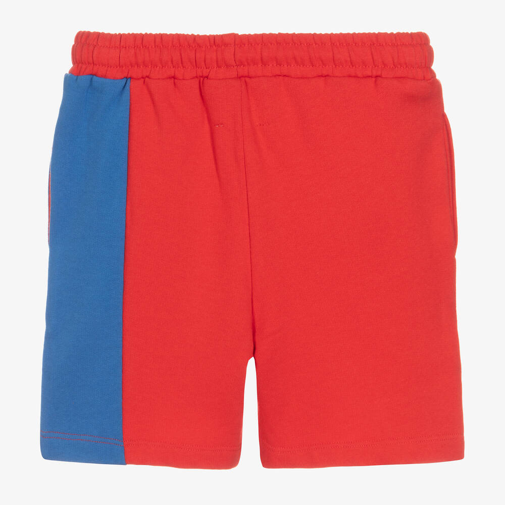 Joyday-Boys Red & Blue Cotton Shorts | Childrensalon Outlet