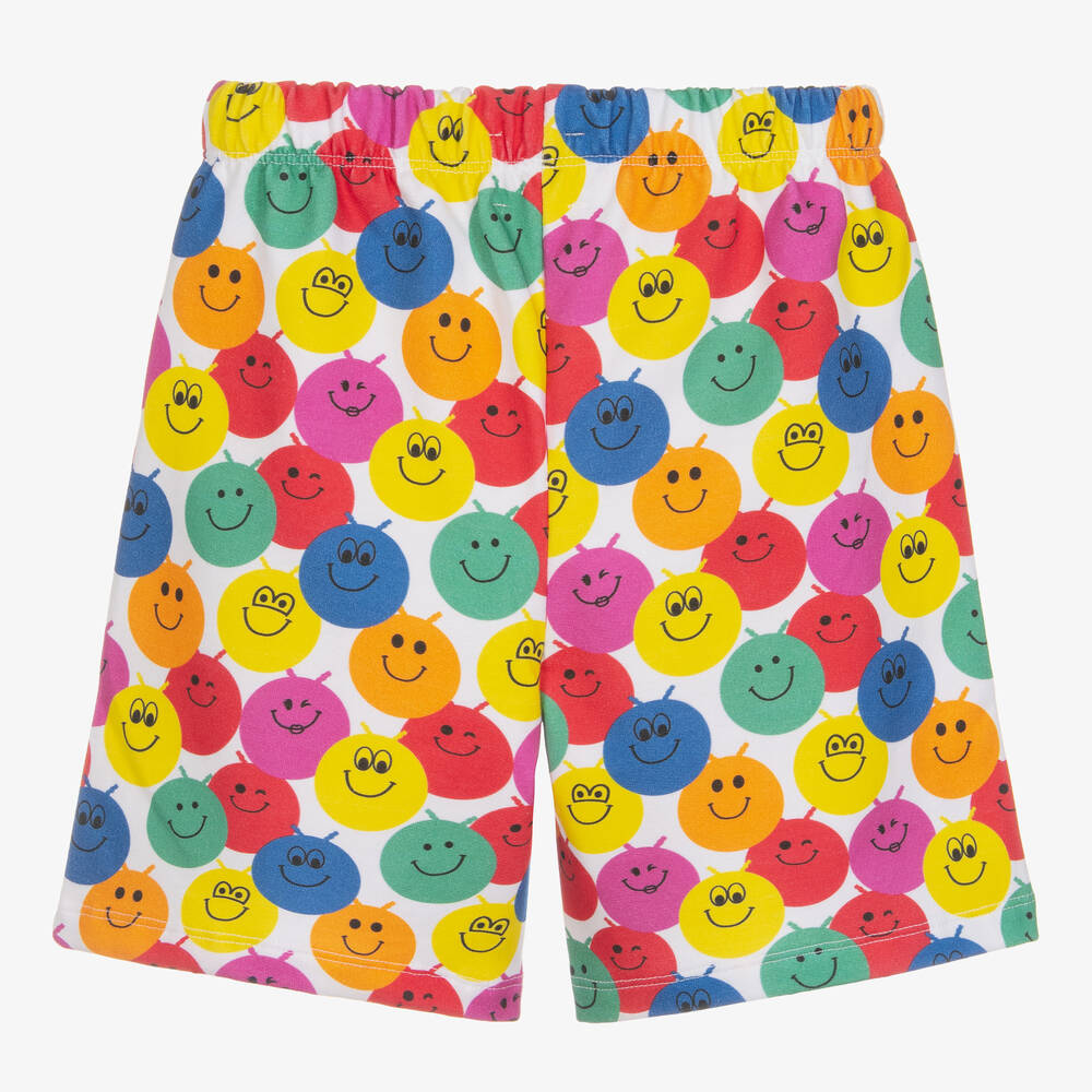 Joyday-Cotton Smiling Faces Shorts | Childrensalon Outlet