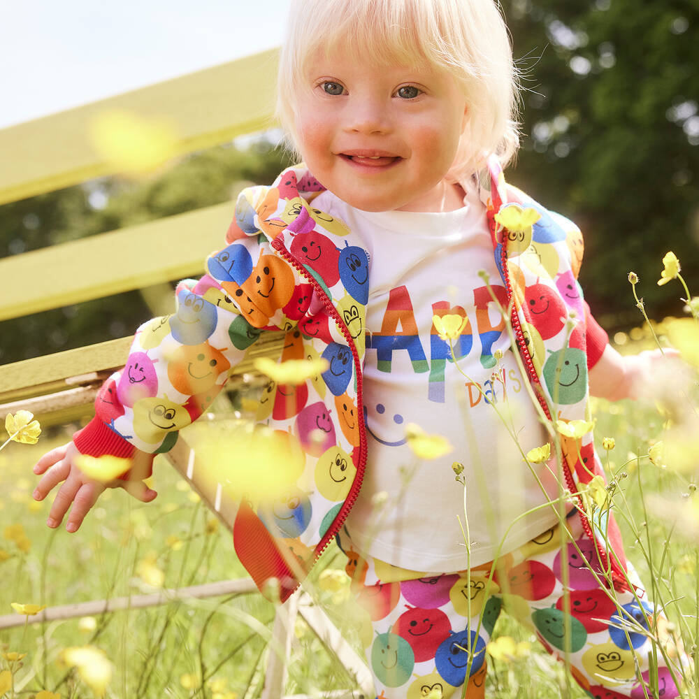 جويداي-تراكسوت قطن جيرسي بطبعة ملونة للأطفال | Childrensalon Outlet