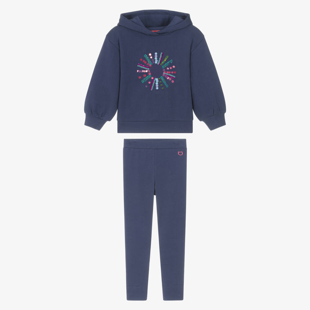 Joyday-Embellished Navy Tracksuit | Childrensalon Outlet
