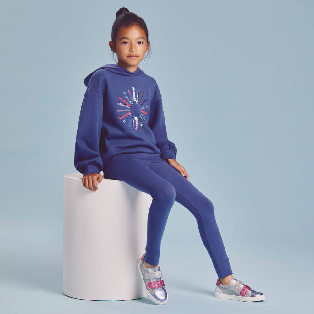Joyday-Embellished Navy Tracksuit | Childrensalon Outlet