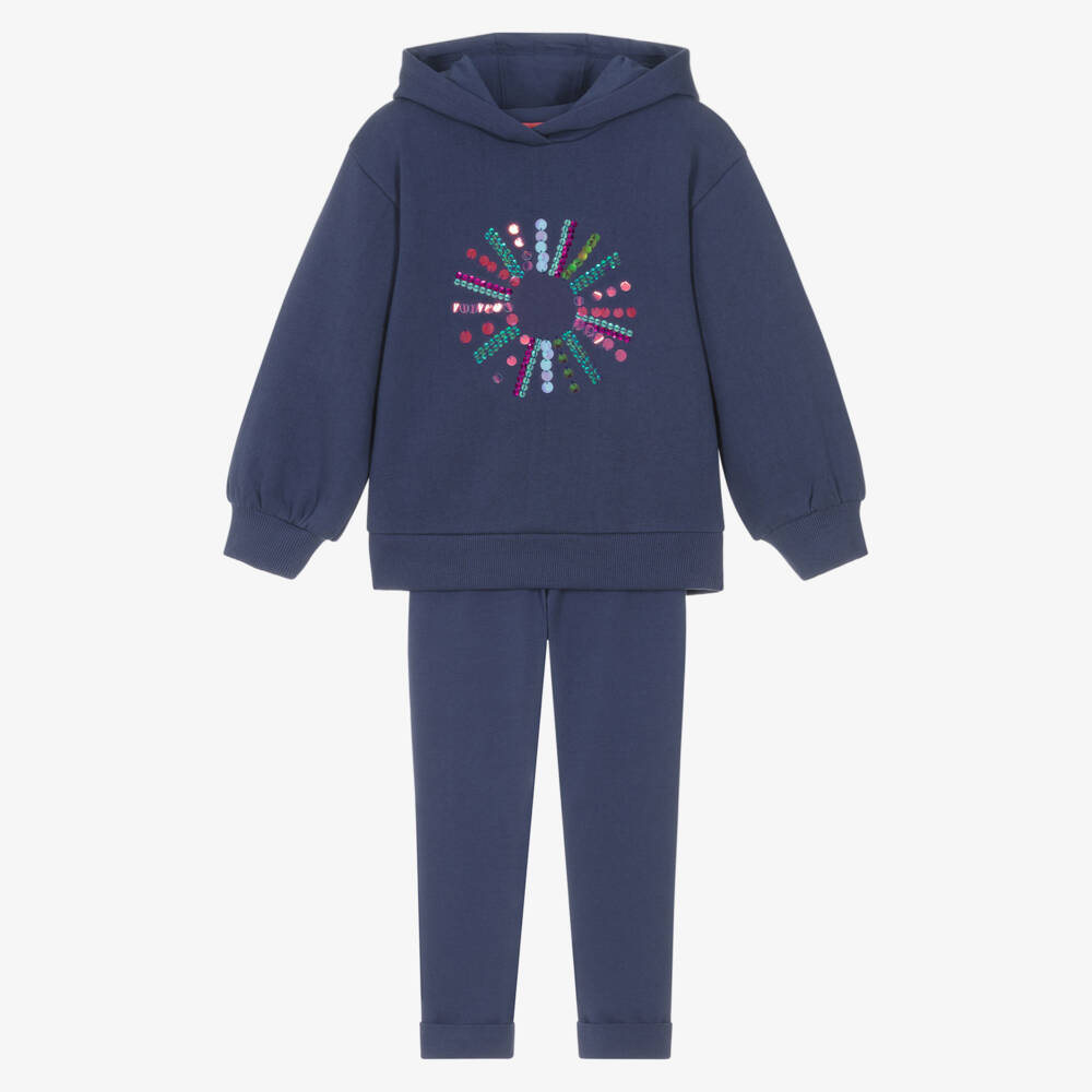 Joyday-Embellished Navy Tracksuit | Childrensalon Outlet