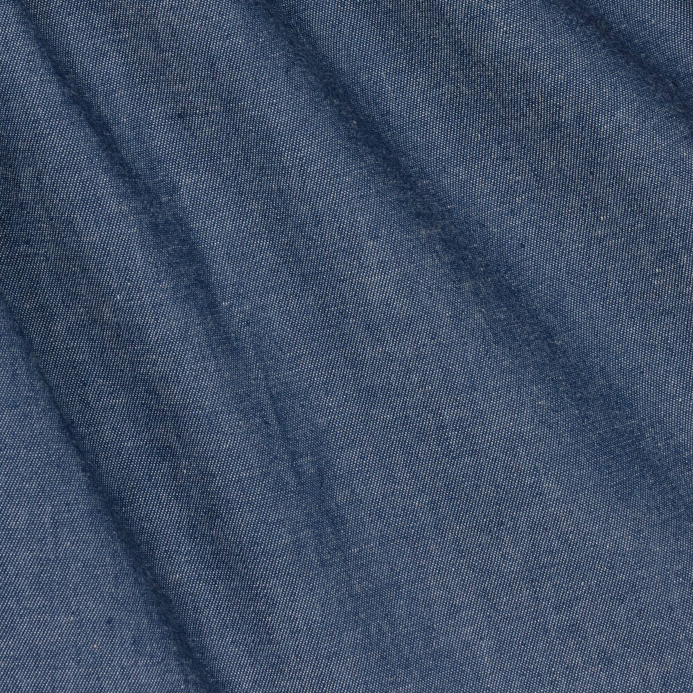 جويداي-فستان أطفال بناتي قطن شامبري لون أزرق | Childrensalon Outlet