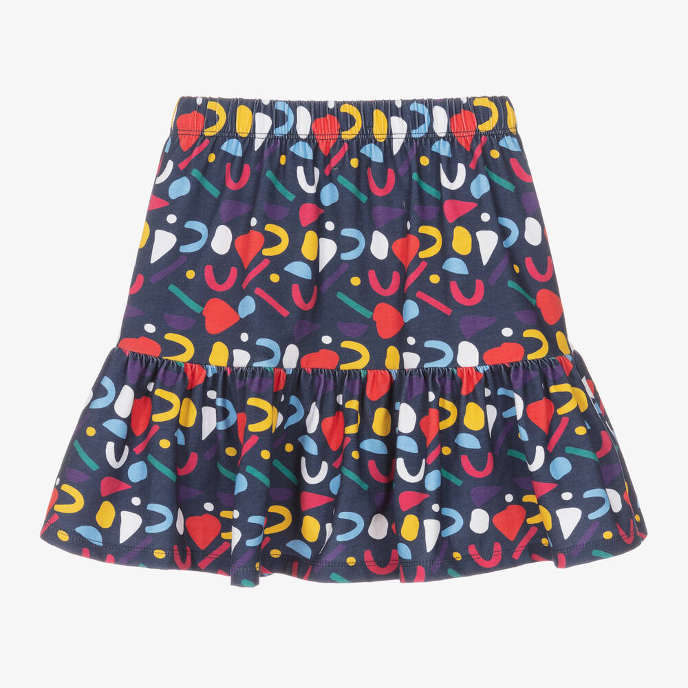 Joyday-تنورة قطن جيرسي لون كحلي | Childrensalon Outlet