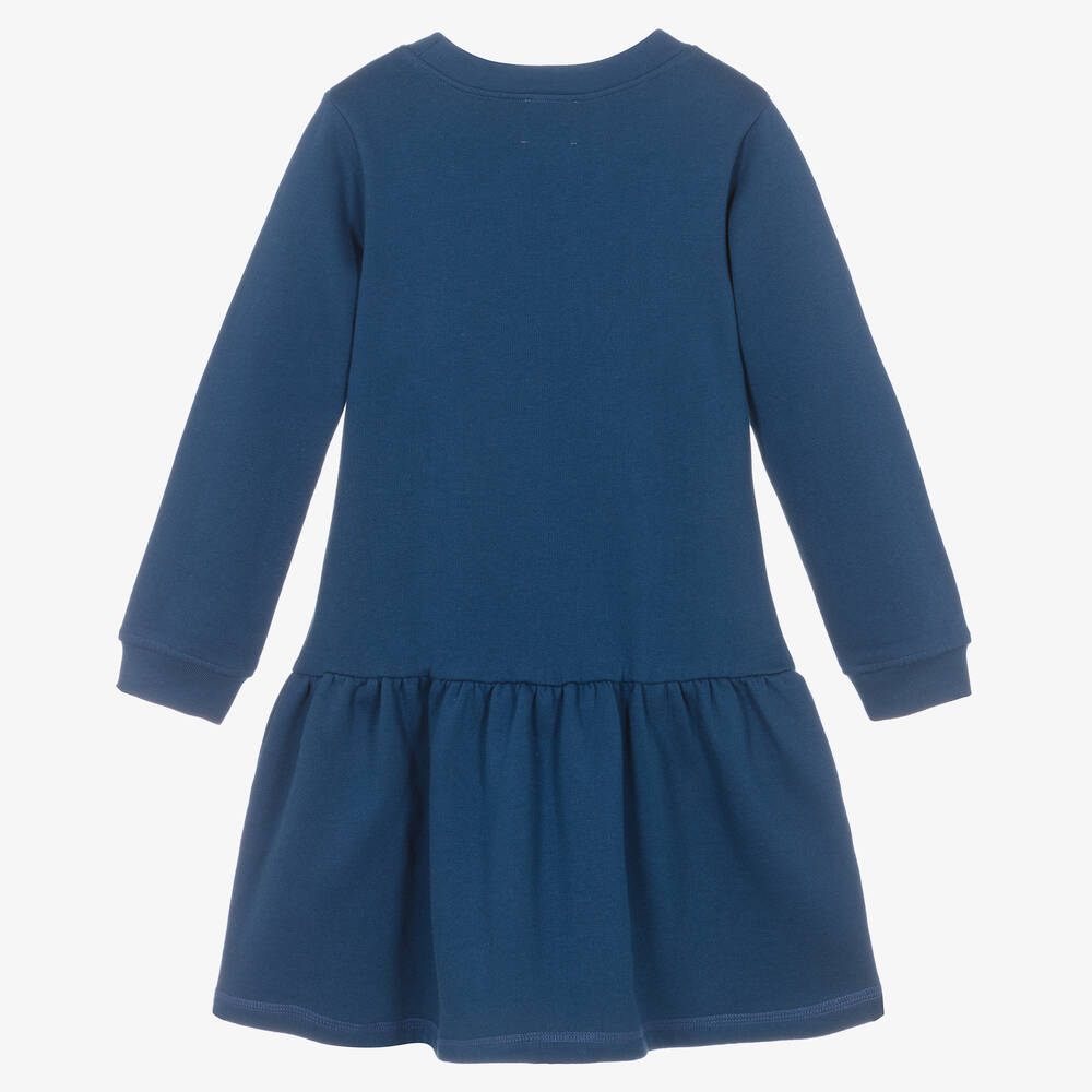 Joyday-Синее платье из хлопкового джерси для девочек | Childrensalon Outlet