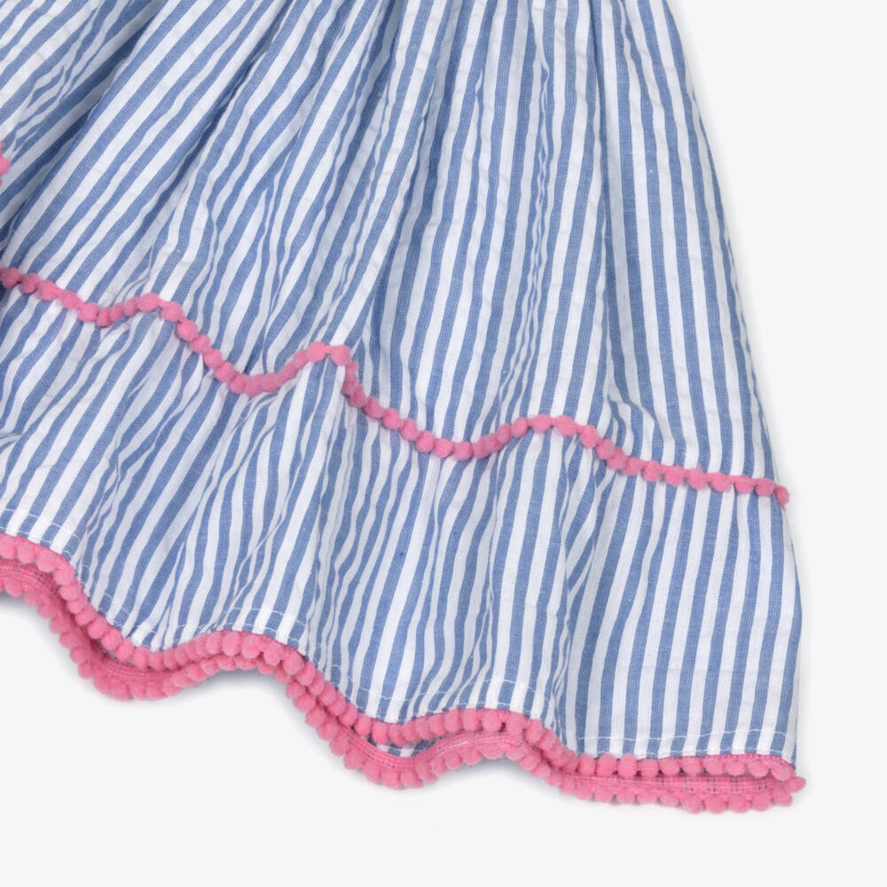 Joyday-Платье из хлопка в синию полоску для девочек | Childrensalon Outlet