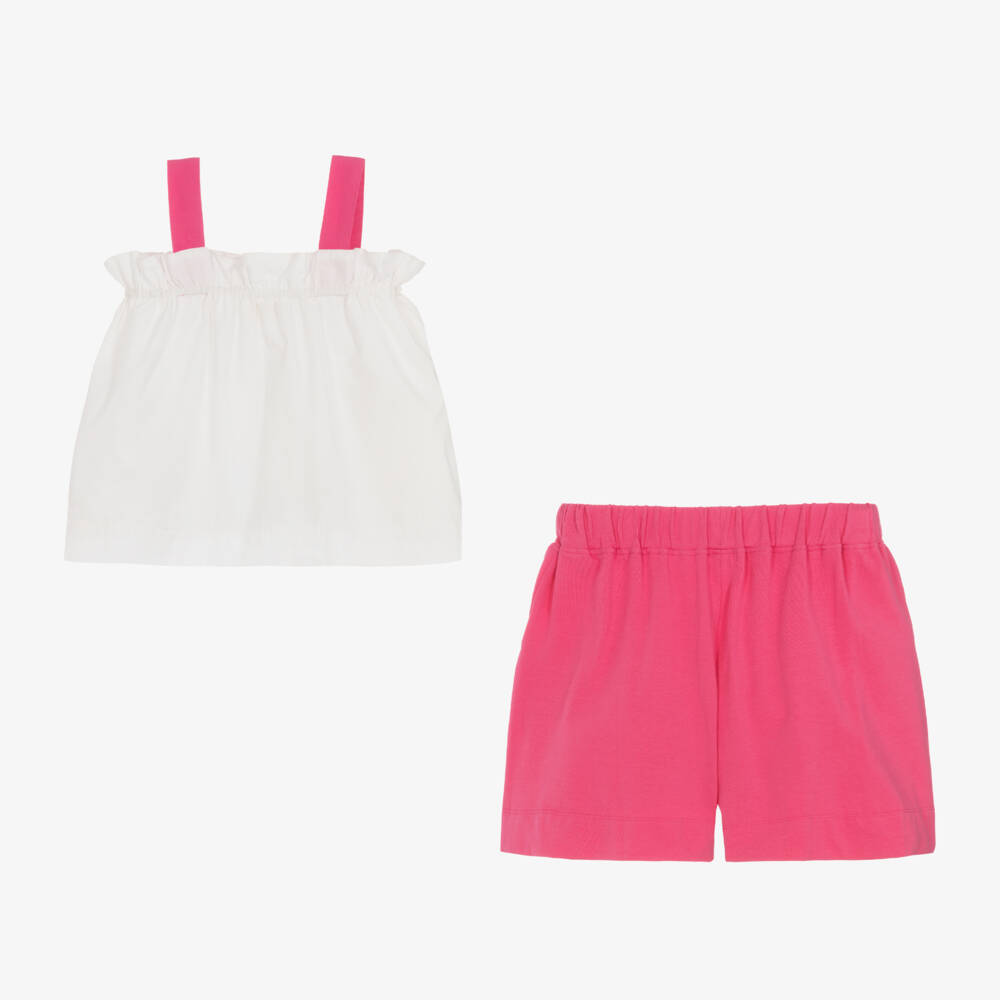Joyday-Girls Blush Cotton Sunny Day Ensemble | Childrensalon Outlet