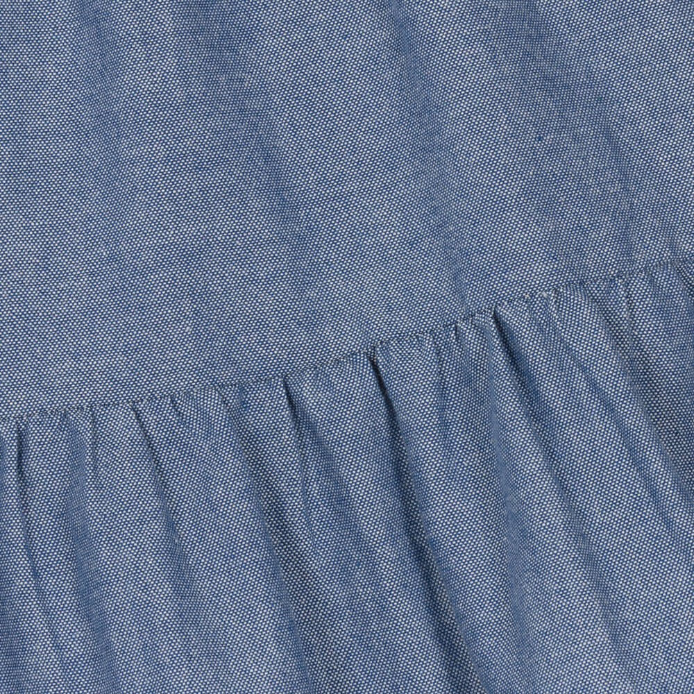 Joyday-Синее платье из шамбре для малышек | Childrensalon Outlet