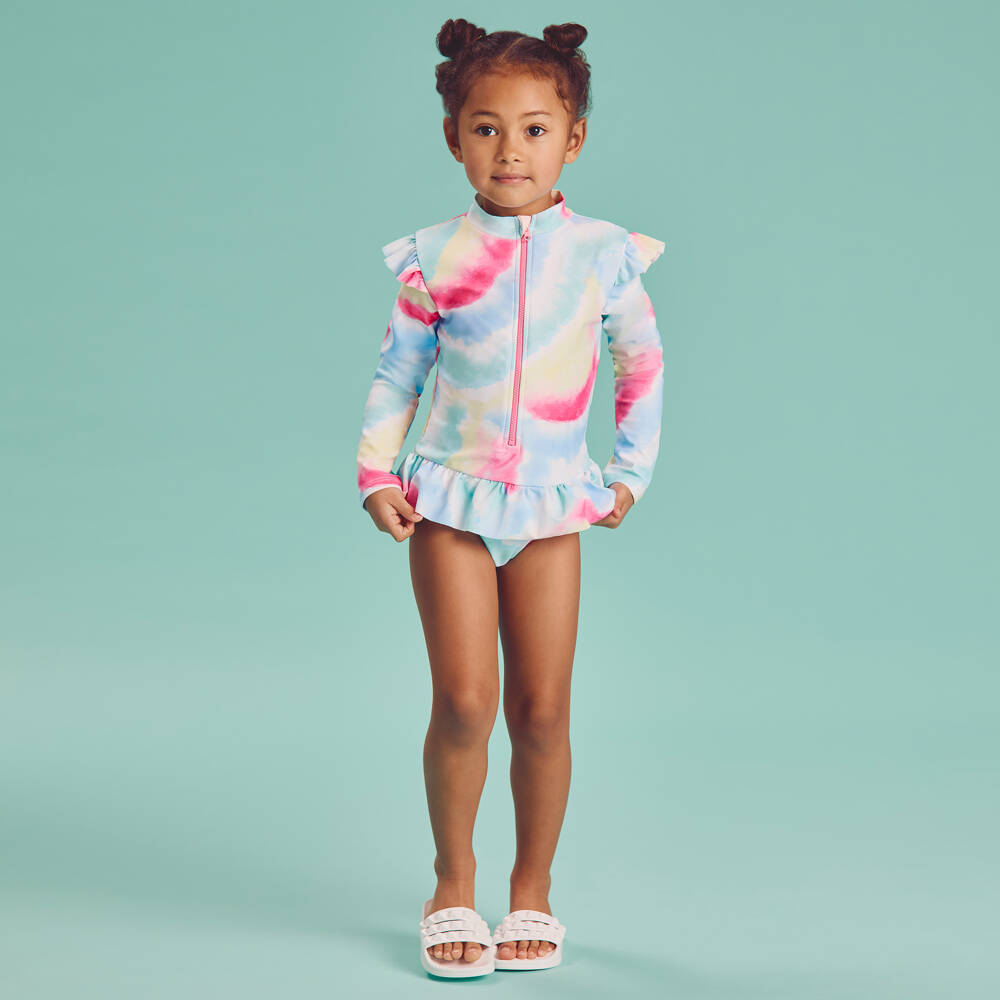 Joyday-Яркий купальник с длинными рукавами для девочек | Childrensalon Outlet