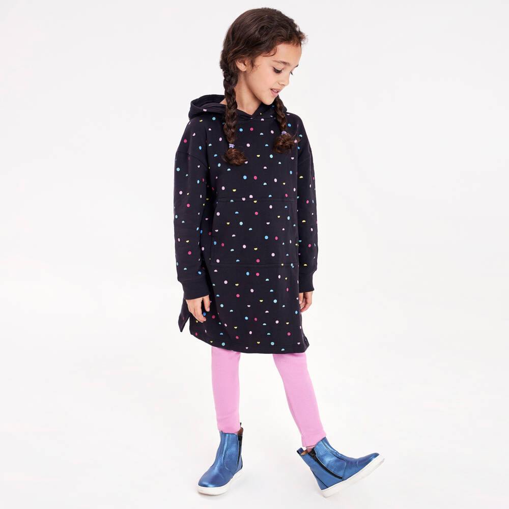 Joyday-Girls Cotton Hoodie Dress Ensemble | Childrensalon Outlet