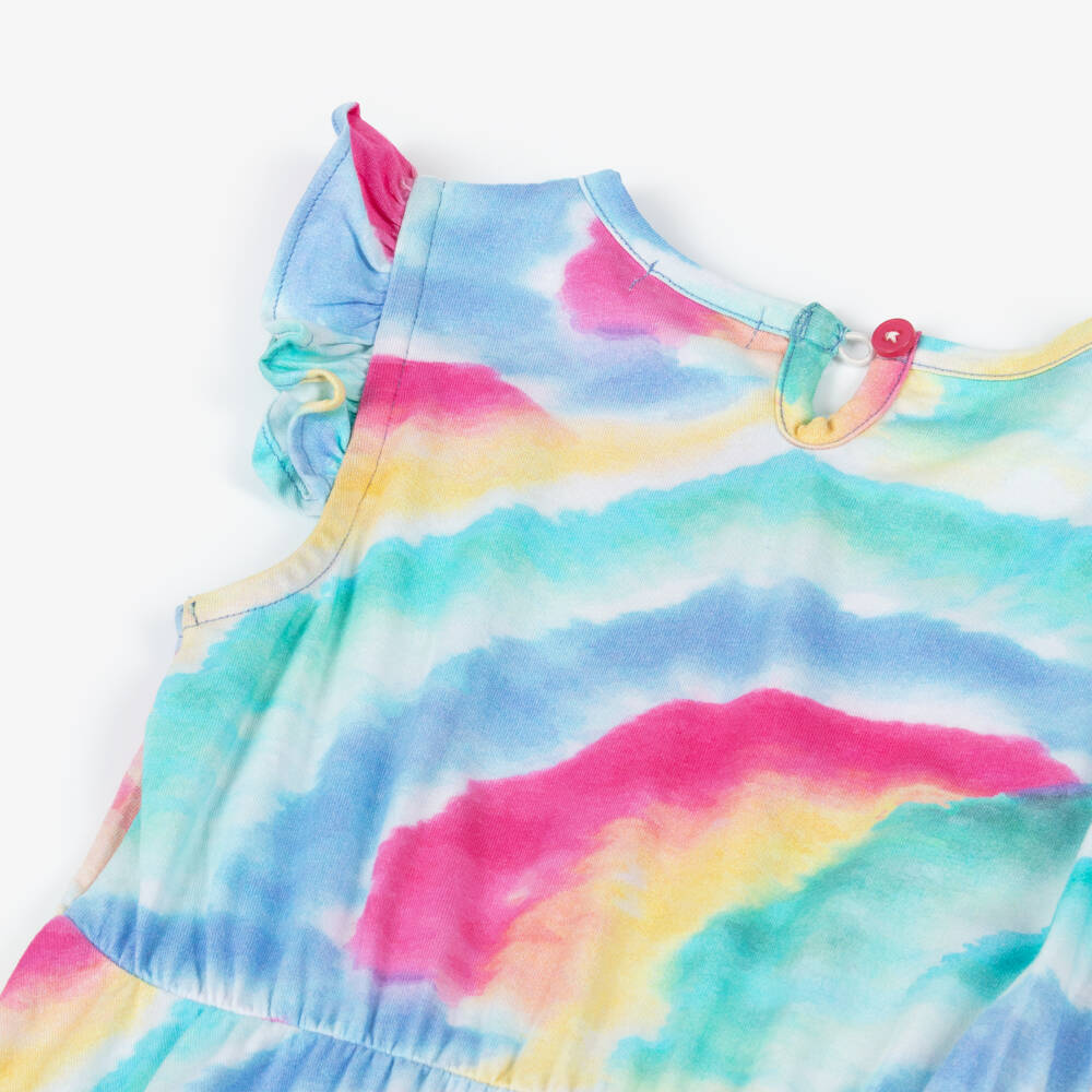 Joyday-فستان جيرسي ناعم بألوان قوس قزح للبنات | Childrensalon Outlet