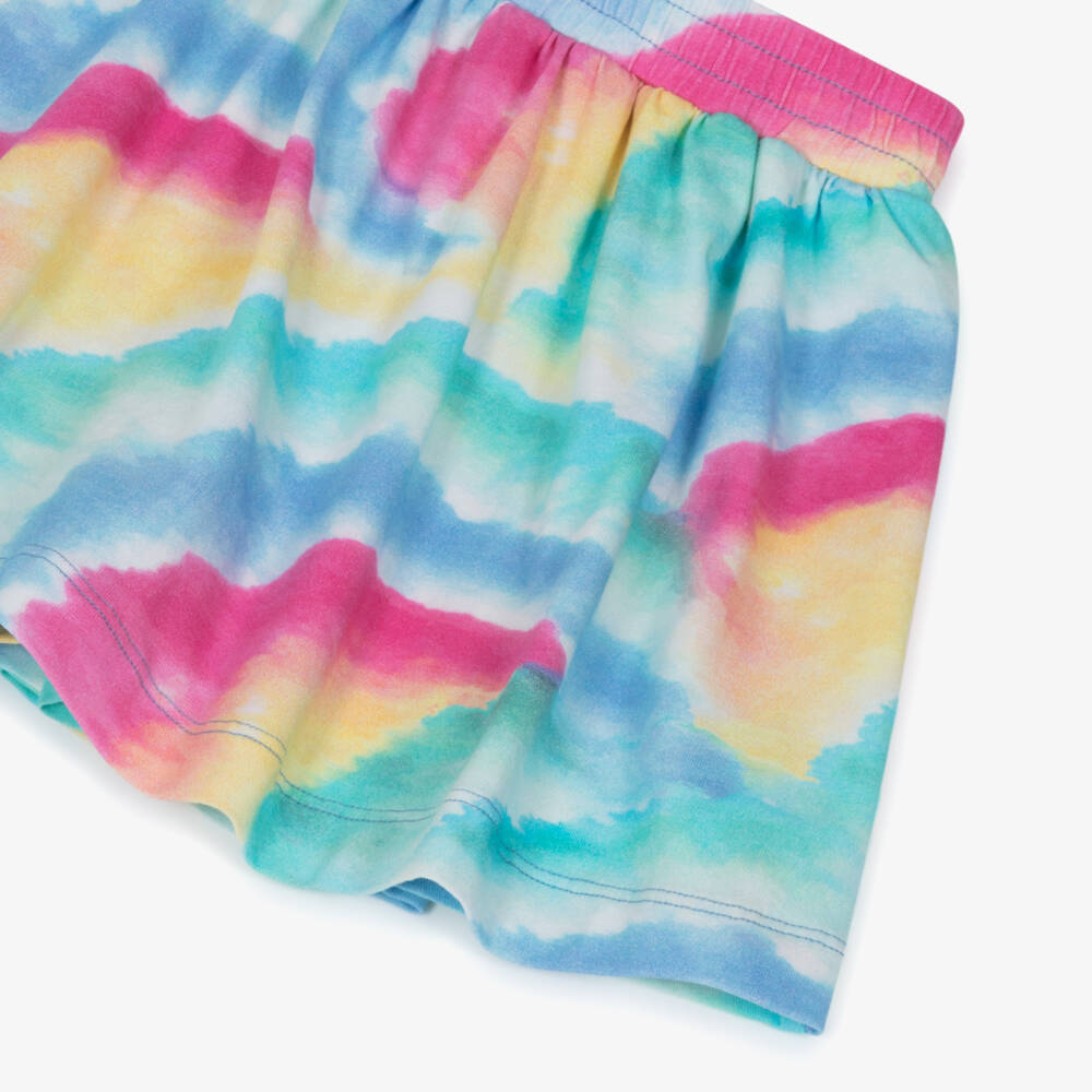 Joyday-Girls Cotton Jersey Rainbow Skort | Childrensalon Outlet
