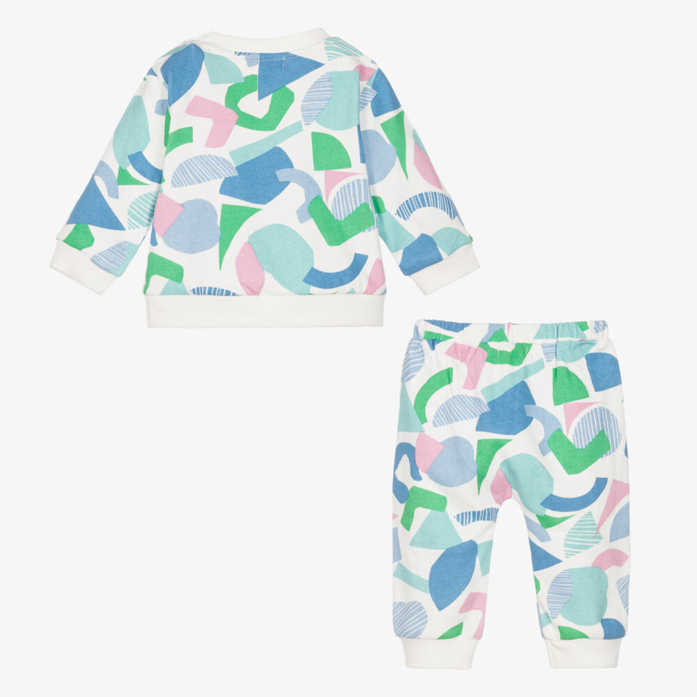 Joyday-Girls Cotton Track Set in Blue | Childrensalon Outlet