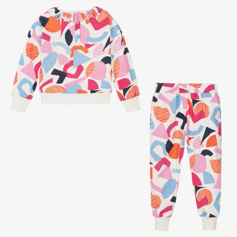 Joyday-Кремово-розовый спортивный костюм из хлопка | Childrensalon Outlet