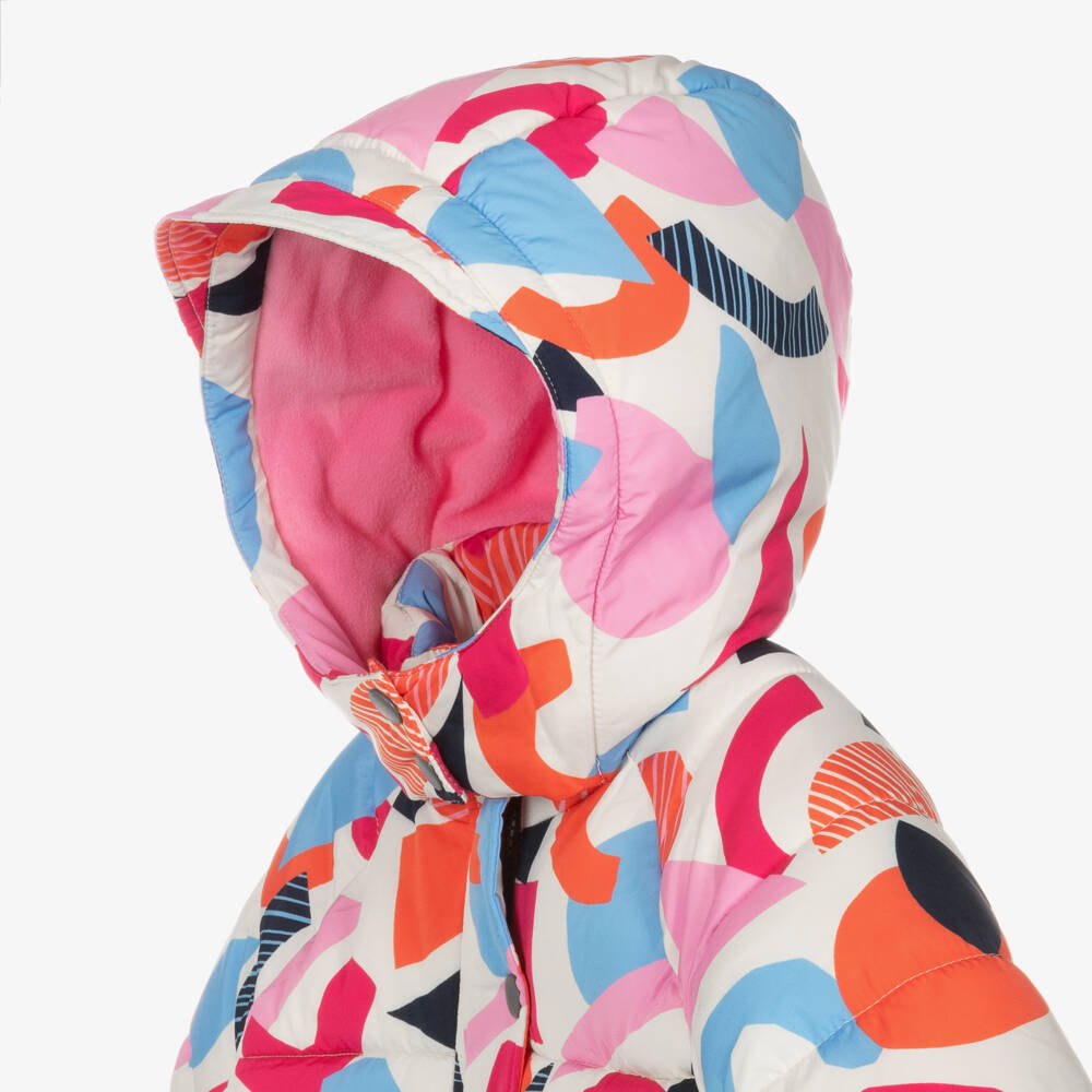 Joyday-Кремовый и розовый пуховик для девочек с защитой от непогоды | Childrensalon Outlet
