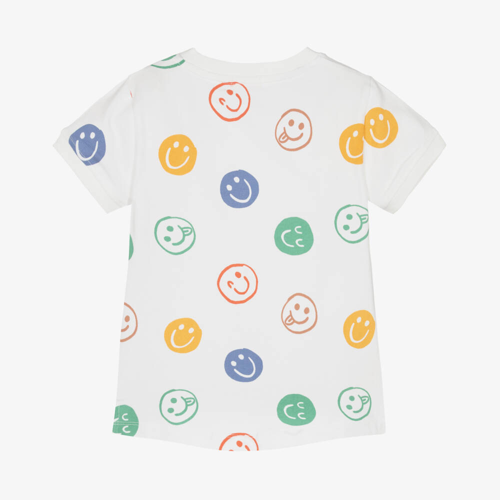 Joyday-تيشيرت قطن جيرسي لون عاجي | Childrensalon Outlet