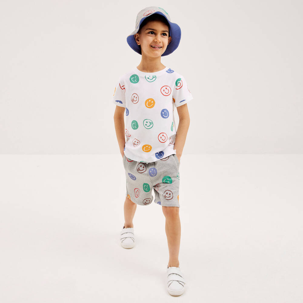 Joyday-تيشيرت قطن جيرسي لون عاجي | Childrensalon Outlet