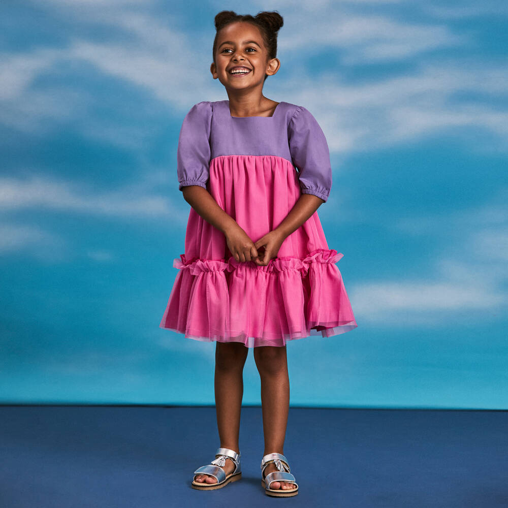 Joyday-Girls Lilac & Fuchsia Tulle Delight | Childrensalon Outlet