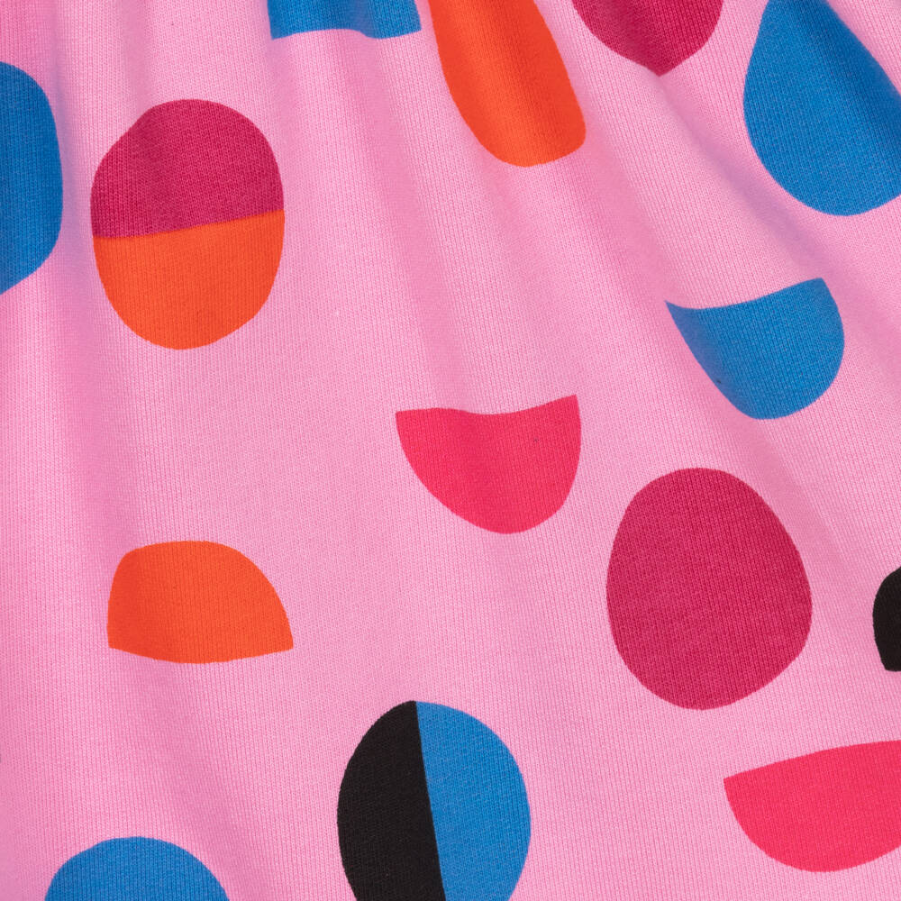 Joyday-Girls Pink Circle Pattern Dress | Childrensalon Outlet