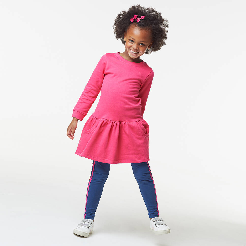Joyday-Розовое платье из хлопкового джерси | Childrensalon Outlet
