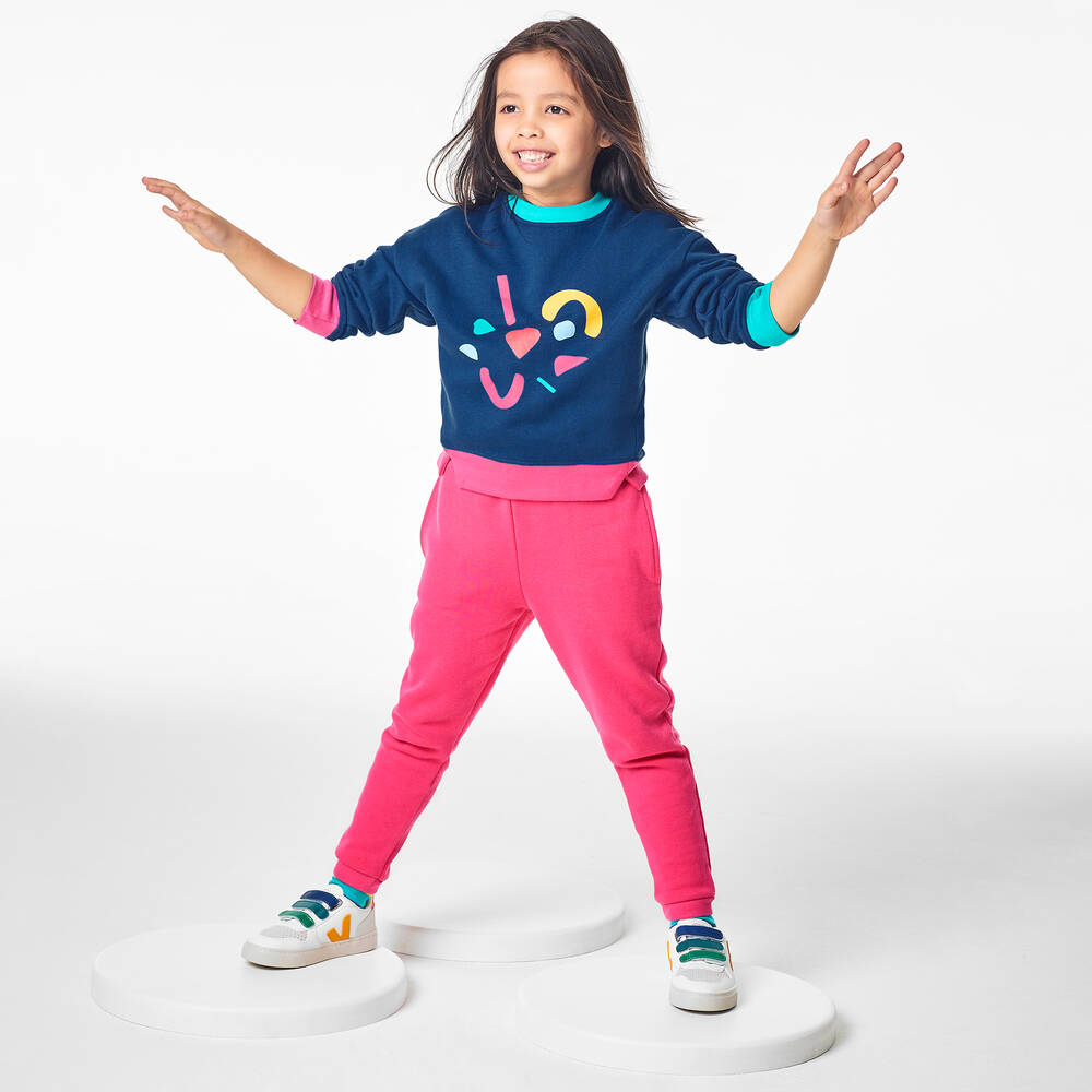 Joyday-Розовые хлопковые джоггеры | Childrensalon Outlet