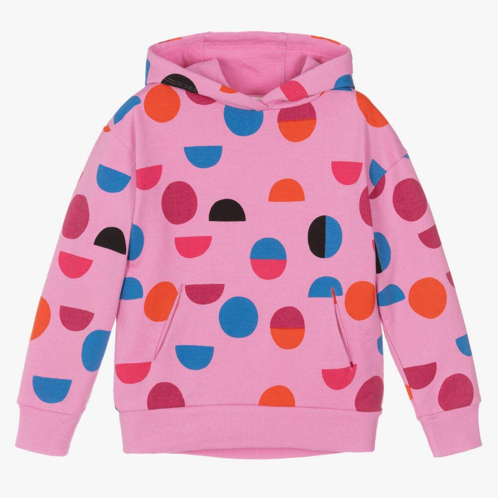 Joyday-Girls Pink Patterned Hoodie | Childrensalon Outlet