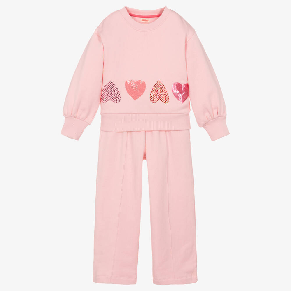Joyday-Girls Pink Tracksuit | Childrensalon Outlet