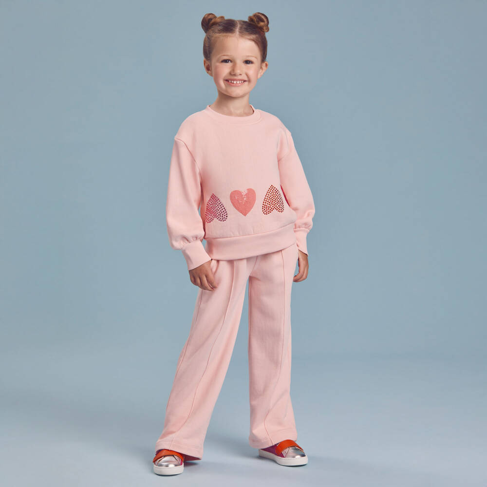 Joyday-Girls Pink Tracksuit | Childrensalon Outlet