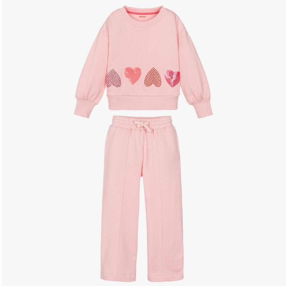 Joyday-Girls Pink Tracksuit | Childrensalon Outlet
