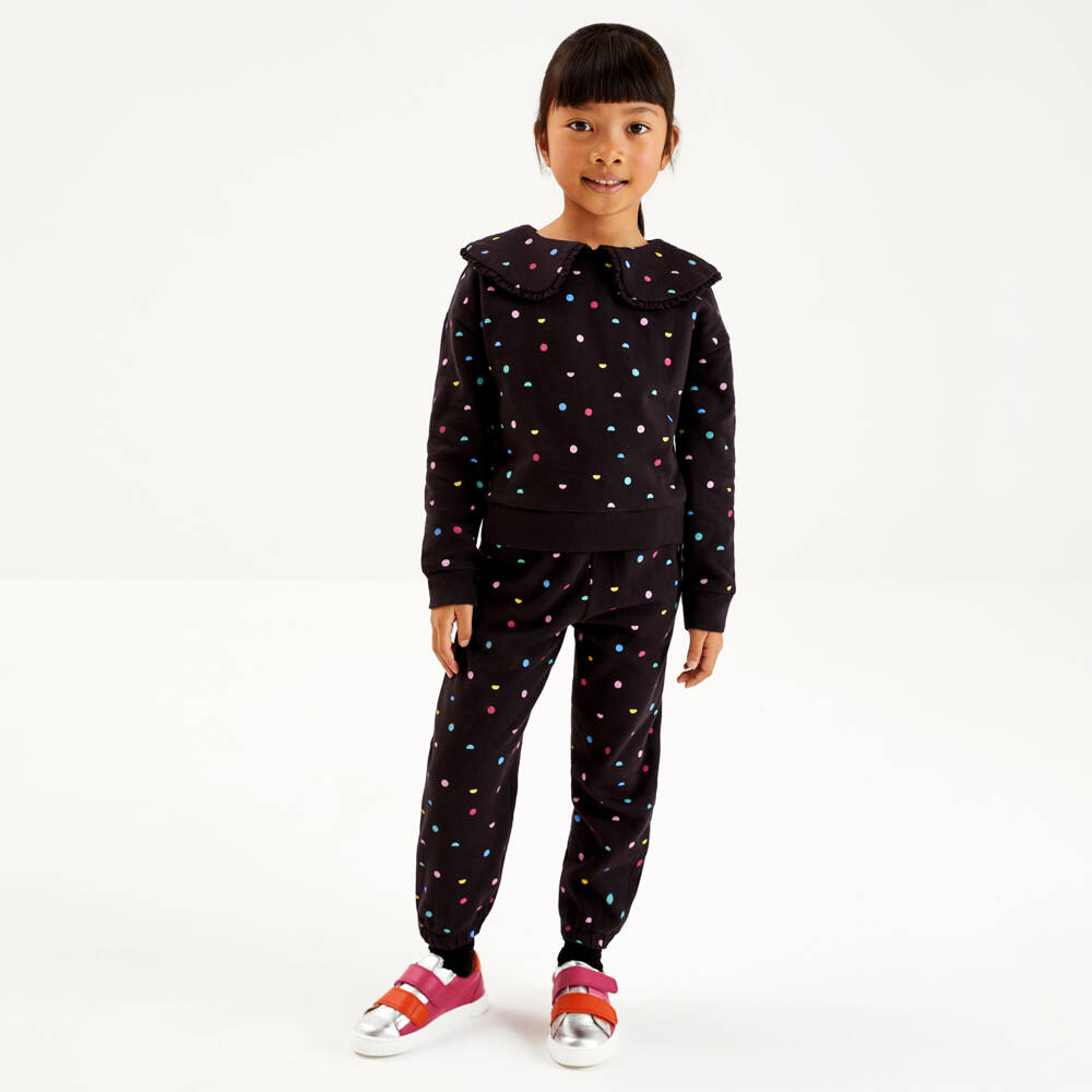 Joyday-Черный спортивный костюм из хлопка | Childrensalon Outlet