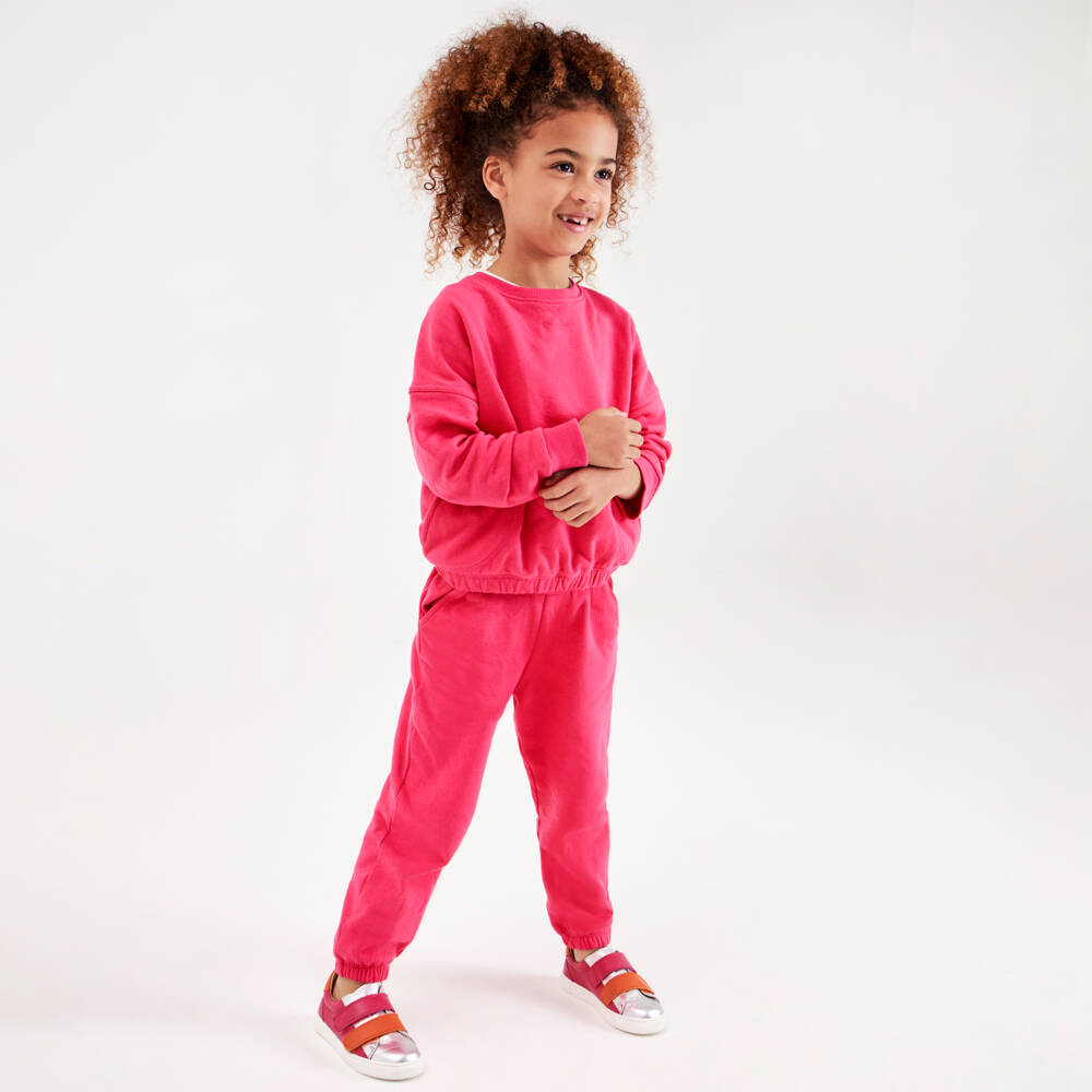 Joyday-جوغرز قطن لون زهري للبنات | Childrensalon Outlet