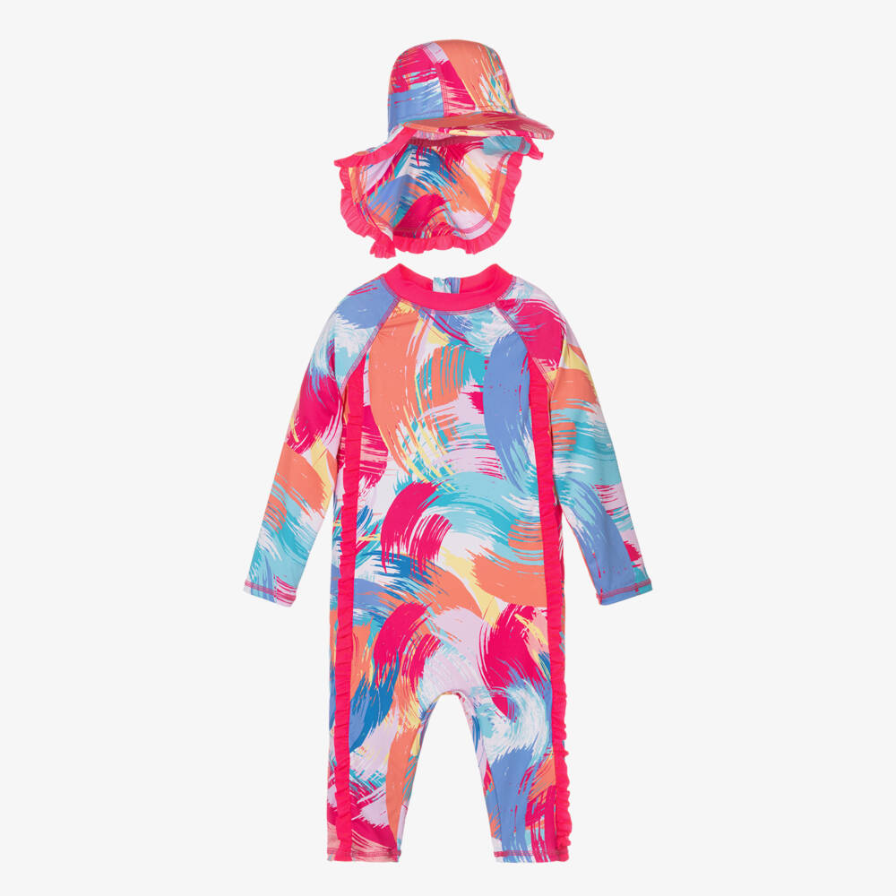 Joyday-Girls Vibrant Pink Sunwear Set | Childrensalon Outlet